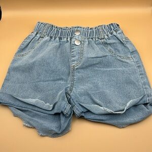 Jean shorts, elastic band size 130